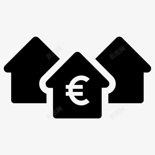 欧元增加货币图标svg_新图网 https://ixintu.com 增加 欧元 货币