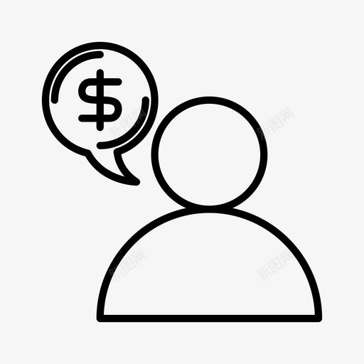 美元专家搜索引擎优化搜索引擎优化顾问图标svg_新图网 https://ixintu.com 专家 优化 搜索引擎 美元 顾问