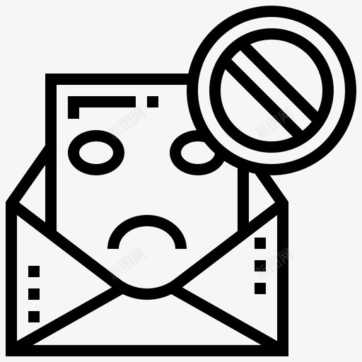 垃圾邮件网络犯罪14直系图标svg_新图网 https://ixintu.com 垃圾 犯罪 直系 网络 邮件