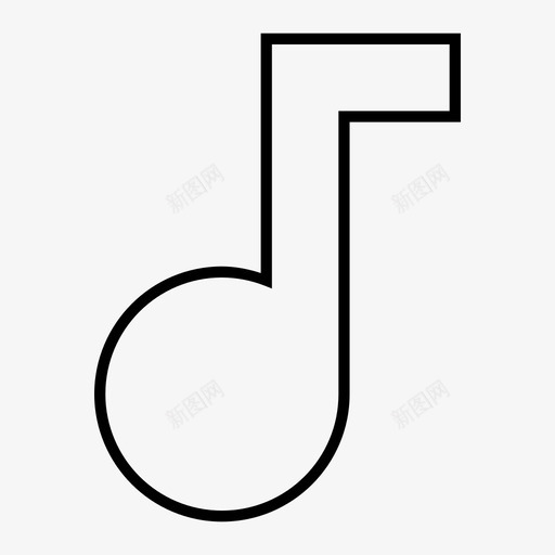 音符和弦歌曲图标svg_新图网 https://ixintu.com 和弦 歌曲 调子 音符 音调