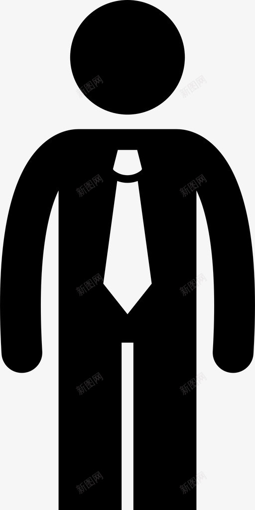 商人用户不同体型和年龄的人图标svg_新图网 https://ixintu.com 不同体型和年龄的人 商人 用户