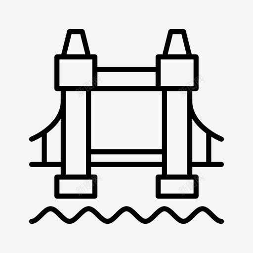 布里奇英格兰伦敦图标svg_新图网 https://ixintu.com 伦敦 布里奇 度假 泰晤士河 英格兰 风景