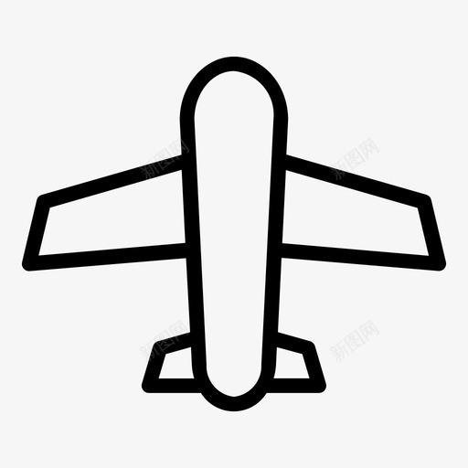 飞机机场假日图标svg_新图网 https://ixintu.com 交通 假日 大纲 旅行 机场 飞机