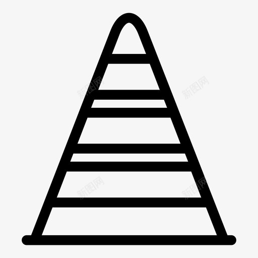 交通锥交通工具图标svg_新图网 https://ixintu.com 交通 交通工具