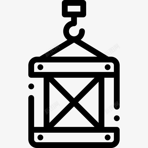 板条箱78号交货直线型图标svg_新图网 https://ixintu.com 78号 交货 板条 直线 线型