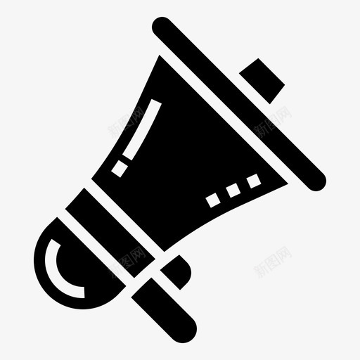 广告放大器公告图标svg_新图网 https://ixintu.com glyph1 促销 公告 分析 商业 广告 扩音器 放大器