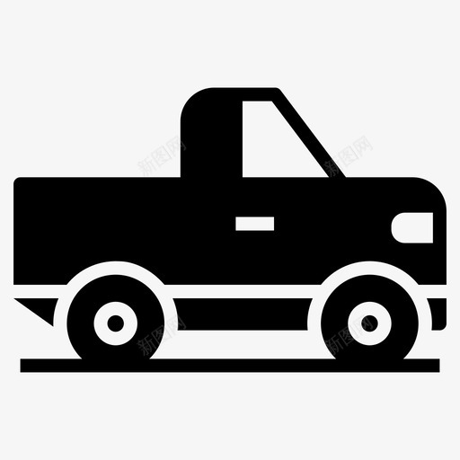物流送货车送货服务送货车图标svg_新图网 https://ixintu.com 物流送货车 运输字形矢量图标集 送货服务 送货车