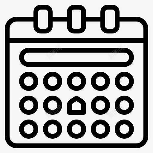 伊斯兰历法伊斯兰教历法斋月图标svg_新图网 https://ixintu.com 伊斯兰历法 伊斯兰教历法 伊斯兰线 年 斋月