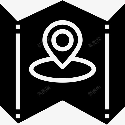 地图地图5实线图标svg_新图网 https://ixintu.com 地图 实线