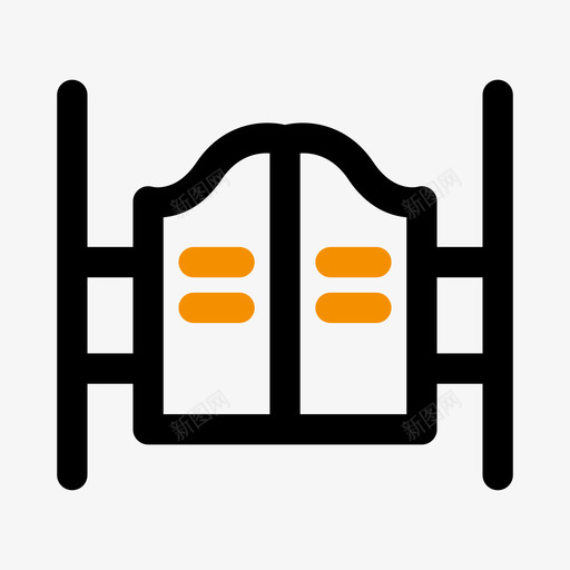 沙龙西部6双色调图标svg_新图网 https://ixintu.com 双色调 沙龙 西部6