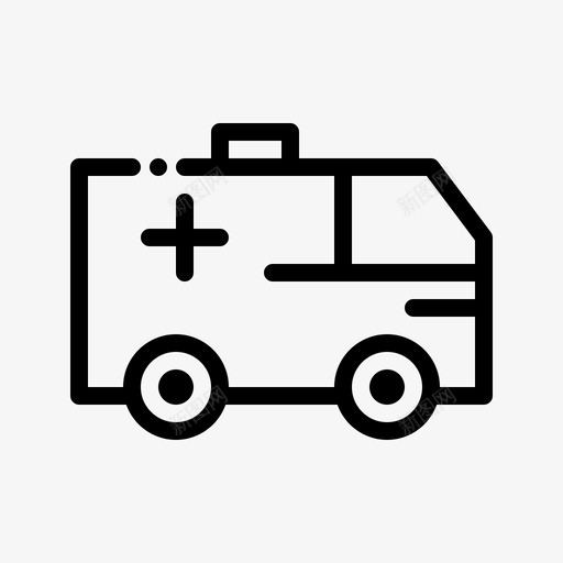 车18号车直线型图标svg_新图网 https://ixintu.com 18号车 直线型 车