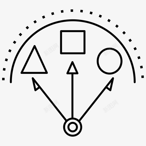 业务分析管理计划图标svg_新图网 https://ixintu.com 业务分析 可变性 战略 管理 计划
