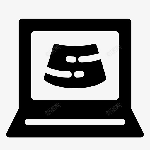 超声波超声波机器超声波扫描仪图标svg_新图网 https://ixintu.com 健康 图标 平面 平面图 扫描仪 普通 机器 超声波