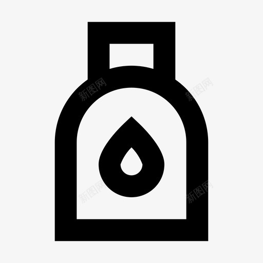 色罐墨水罐图标svg_新图网 https://ixintu.com 24像素 印刷 墨水 水罐 油漆 色罐 设计 轮廓 造型