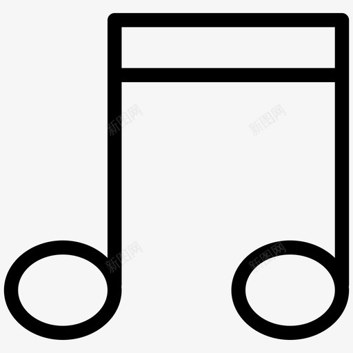 音乐庆祝音符图标svg_新图网 https://ixintu.com 庆祝 生日 音乐 音符