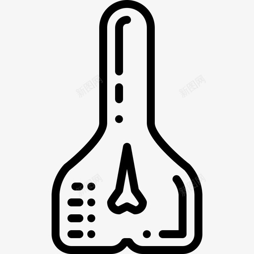 马鞍自行车零件图标svg_新图网 https://ixintu.com 商店 座位 自行车 零件 马鞍