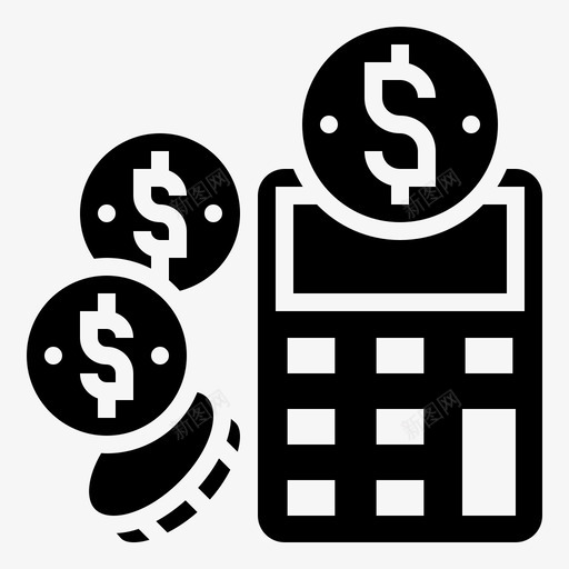 金融储蓄和投资15雕文图标svg_新图网 https://ixintu.com 储蓄 投资 金融 雕文