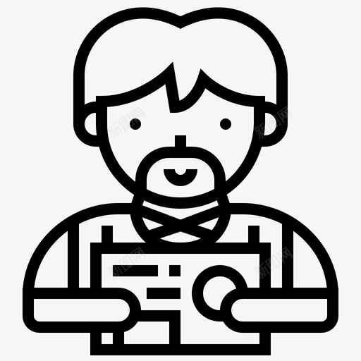 工程师建筑工人直系亲属图标svg_新图网 https://ixintu.com 工程师 建筑工人 直系亲属