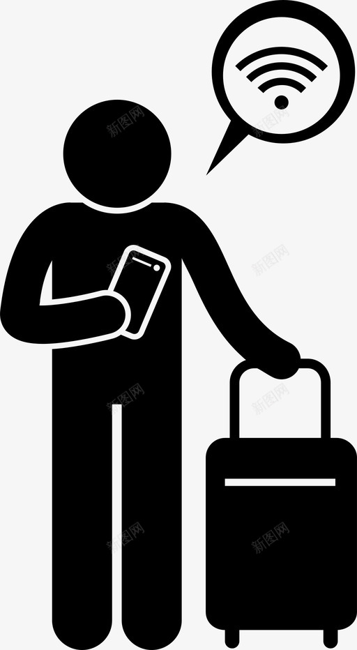 旅游者在线查询电话旅游者图标svg_新图网 https://ixintu.com 互联网连接 旅游者 旅游者在线查询 电话
