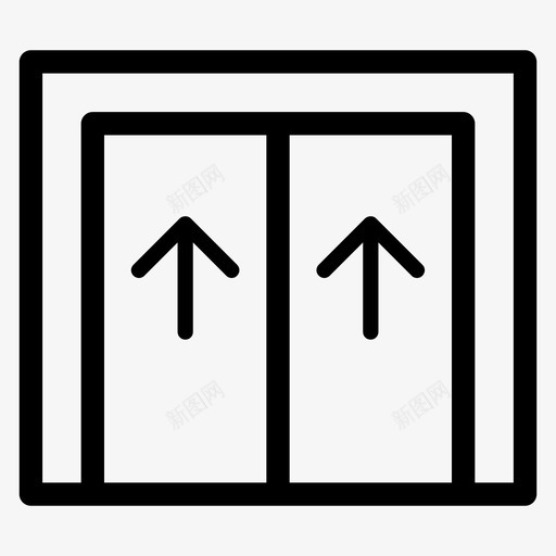 电梯加粗实心用户界面图标svg_新图网 https://ixintu.com 加粗 图标 实心 用户界面 电梯