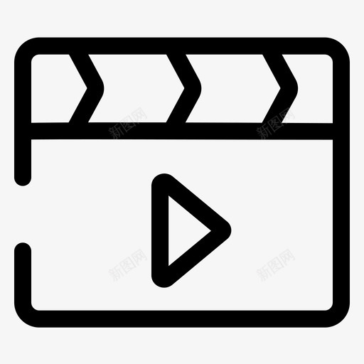 电影多媒体视频图标svg_新图网 https://ixintu.com 多媒体 多媒体独一无二 电影 视频