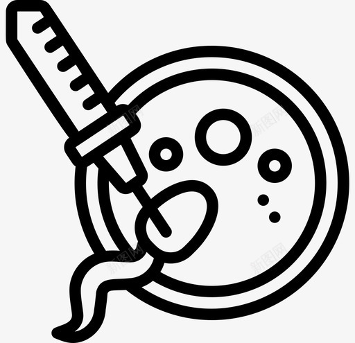 体外受精遗传学和生物工程7线性图标svg_新图网 https://ixintu.com 体外 受精 生物工程 线性 遗传学