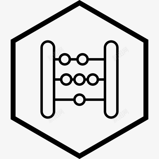 算盘计算器计数图标svg_新图网 https://ixintu.com 数学 算盘 计数 计算器 通用