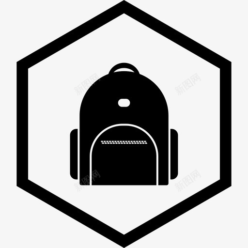 包教育学生包图标svg_新图网 https://ixintu.com 学生 教育