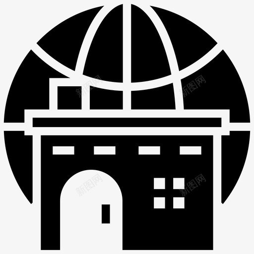 全球房地产建筑全球基础设施图标svg_新图网 https://ixintu.com 全球基础设施 全球房地产 建筑 房地产 房地产字形矢量图标集