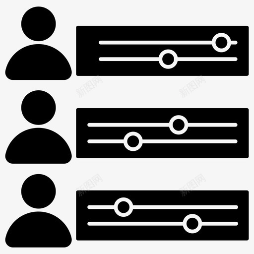 员工排名评级团队职位图标svg_新图网 https://ixintu.com 业务和工作集字形向量图标 员工排名 团队排名 团队等级 团队职位 评级