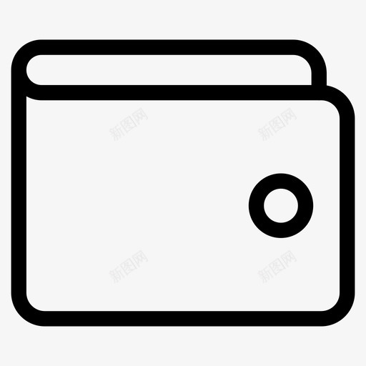 钱包金融金钱图标svg_新图网 https://ixintu.com 支付 电子商务 购物 金融 金钱 钱包