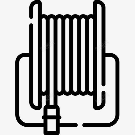 消防水龙带紧急情况27线性图标svg_新图网 https://ixintu.com 情况 水龙 消防 紧急 线性