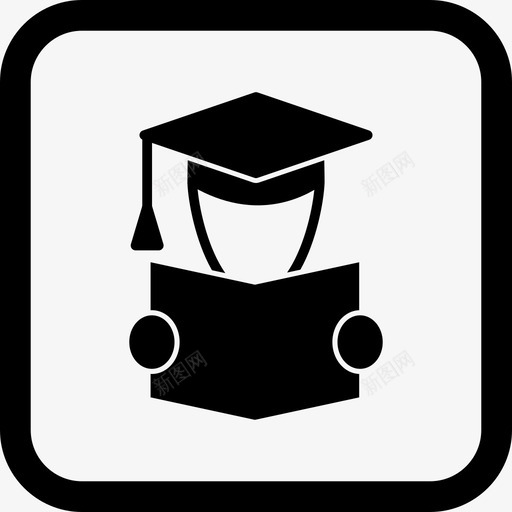阅读教育学生图标svg_新图网 https://ixintu.com 学习 学生 教育 阅读