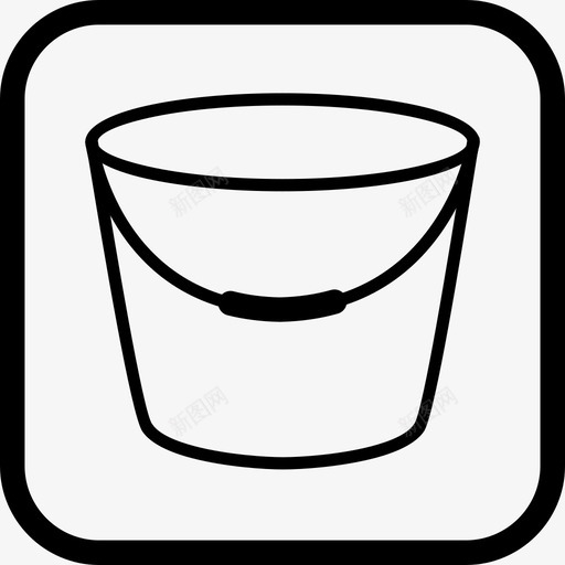 桶罐水图标svg_新图网 https://ixintu.com 建筑
