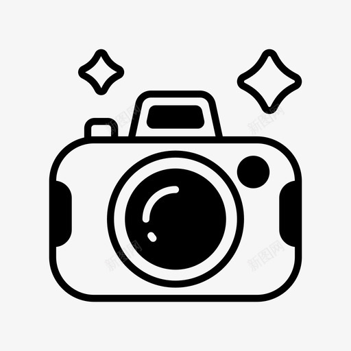 照相机爱好照片图标svg_新图网 https://ixintu.com 图标 摄影 照片 照相机 爱好