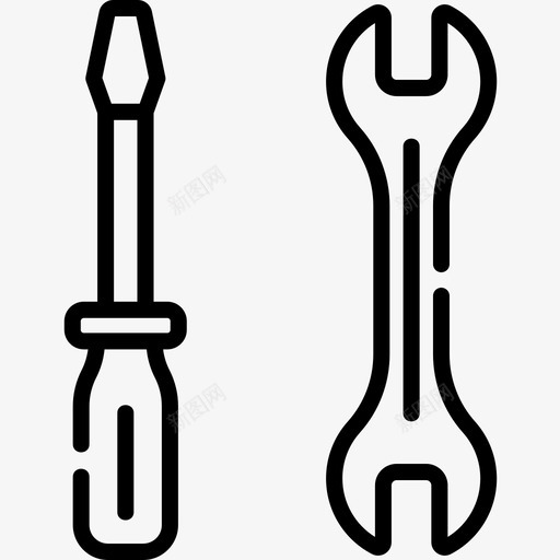 工具制造29线性图标svg_新图网 https://ixintu.com 制造29 工具 线性