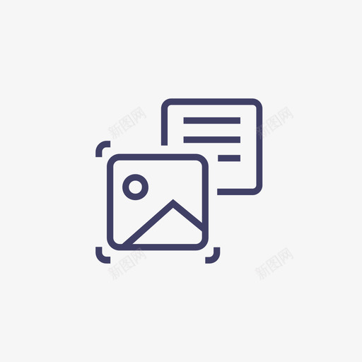 以图搜信息svg_新图网 https://ixintu.com 以图搜信息 AI 人工智能 机器视觉 线性 扁平 单色 简约 精美 商务 圆润 方正