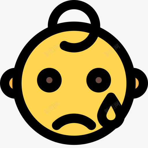 宝贝笑脸和人1线性颜色图标svg_新图网 https://ixintu.com 宝贝 笑脸 线性 颜色