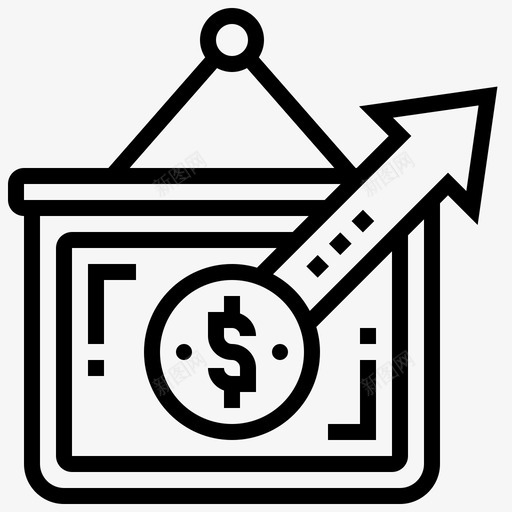 超越成就期望图标svg_新图网 https://ixintu.com 利润 成功 成就 投资 期望 超越