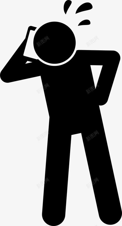求救电话呼叫紧急图标svg_新图网 https://ixintu.com 呼叫 帮助 求救电话 电话 紧急 紧急呼叫