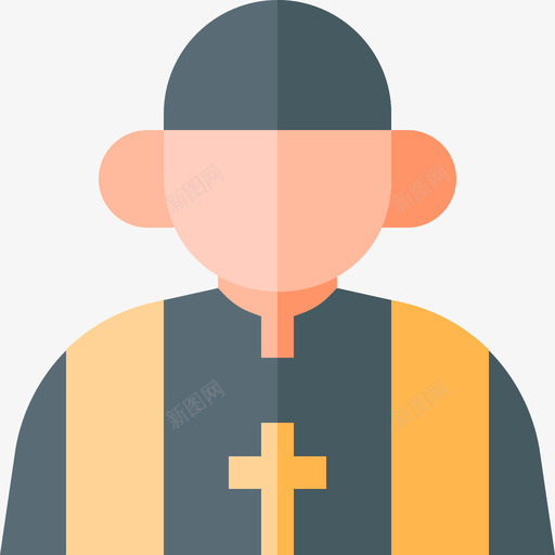 神父葬礼19号公寓图标svg_新图网 https://ixintu.com 19号 公寓 神父 葬礼