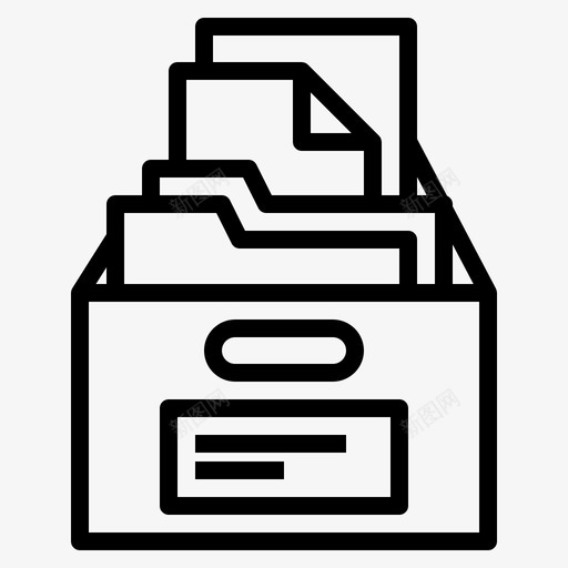 文件文案29线性图标svg_新图网 https://ixintu.com 文件 文案29 线性