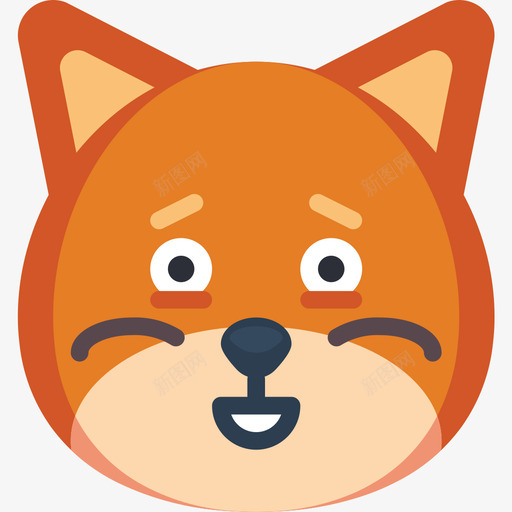 猫可爱的图标4扁平svg_新图网 https://ixintu.com 可爱的图标4 扁平 猫