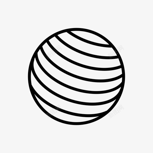 健身球健身健身房图标svg_新图网 https://ixintu.com 健身 健身房 健身球 瑜伽