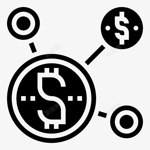 金钱储蓄和投资15雕文图标svg_新图网 https://ixintu.com 储蓄 投资 金钱 雕文