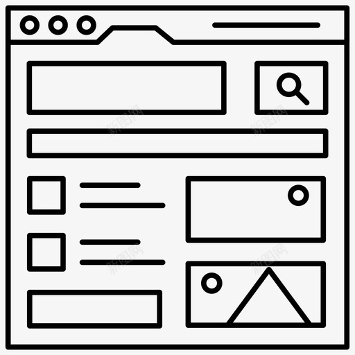 网络站点地图搜索引擎优化社交网络图标svg_新图网 https://ixintu.com 优化 合线 向量 地图 地图集 搜索引擎 社交 窗口 站点 网站 网络