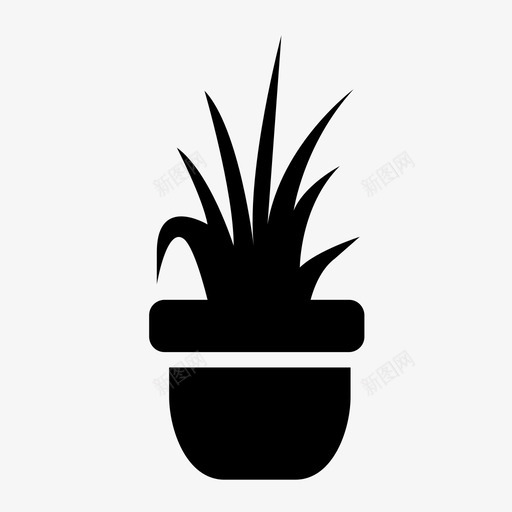 草花园绿色图标svg_新图网 https://ixintu.com 植物 绿色 自然 花园
