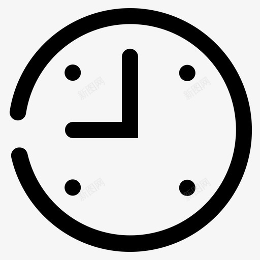 时钟时间电子独有图标svg_新图网 https://ixintu.com 时钟 时间 独有 电子