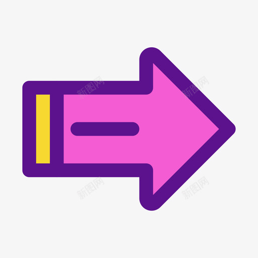 右箭头ui39线颜色图标svg_新图网 https://ixintu.com ui 箭头 颜色