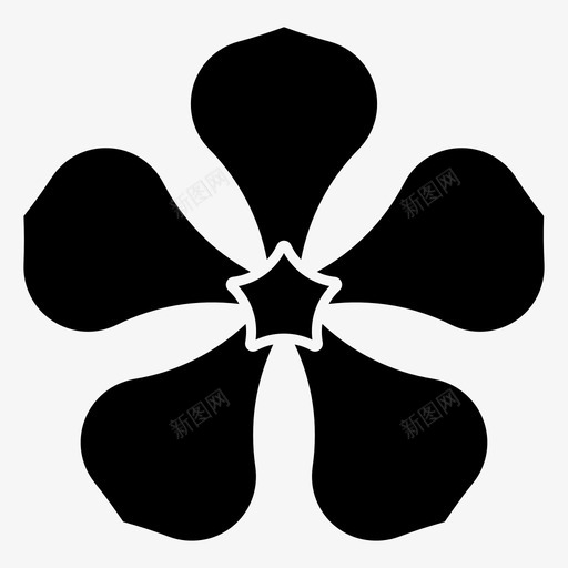 长春花花绿图标svg_新图网 https://ixintu.com 春花 长春